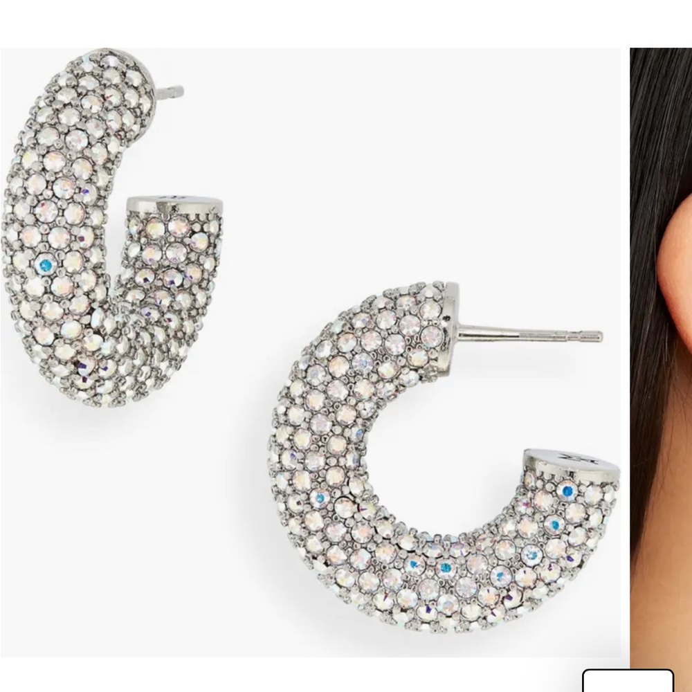 Amina Muaddi Hoop Earrings